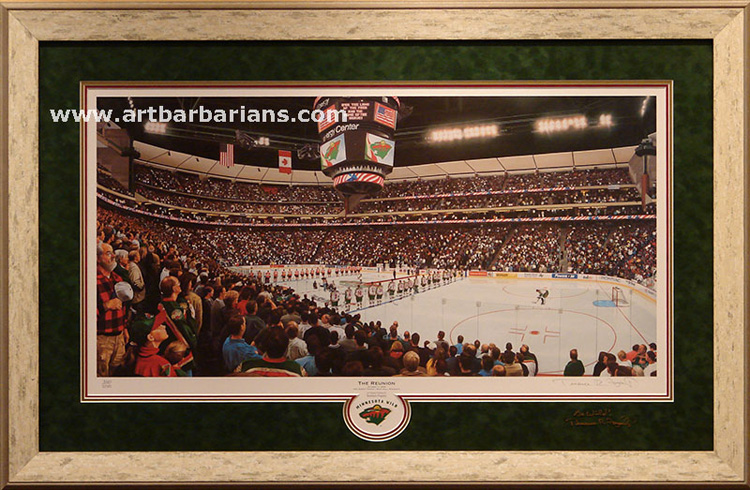 Vintage Hockey - Minnesota Wild (Tan Wild Wordmark) - Minnesota Wild -  Posters and Art Prints