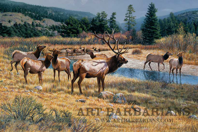 Elk Paintings