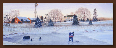 Terrence Fogarty Hockey Art Print